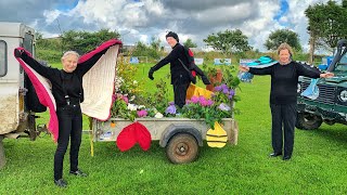 St Breward Carnival Procession 2024  Church Float [upl. by Nedak739]