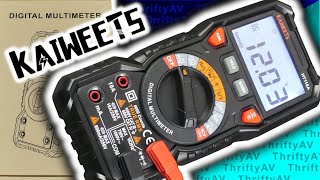 Impressive Affordable Multimeter Kaiweets TRMS 6000 HT118A [upl. by Johanna334]