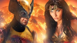 WONDER WOMAN vs WOLVERINE  ALTERNATE ENDING  Super Power Beat Down [upl. by Yspyg979]