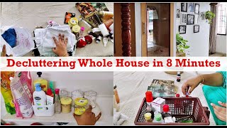 Decluttering Whole House in 8 Minutes Tamil  What I do with the Things I declutter  Minimalism [upl. by Jacklyn]