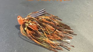 Bass Fishing Tips How To Put a Skirt on a Jig [upl. by Aisnetroh860]