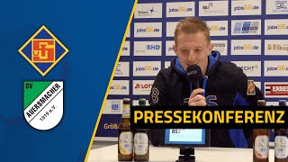 Pressekonferenz  TuS Koblenz  SV Auersmacher 21  28 Spieltag  Oberliga Aufstiegsrunde 202223 [upl. by Yelrak]