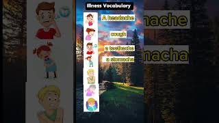 Illnesses Vocabulary in English englishlanguage shorts speakenglish [upl. by Haseena457]