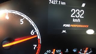 2020 Ford Focus ST 23l EcoBoost 0100 kmh kph 060 mph Tachovideo Beschleunigung Acceleration [upl. by Retsevel]