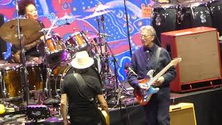 Santana w Eric Clapton  Black Magic Woman  Roadhouse Blues Crypto Arena LA CA 92423 [upl. by Nodnab]