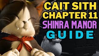 FF7 Rebirth  Cait Sith Chapter 11 Shinra Manor Guide Walkthrough [upl. by Lynnet917]