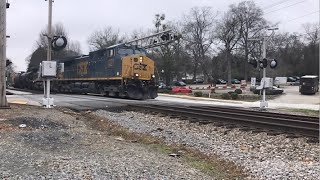 CSX Manifest Train at Smyrna March 4th 2024 [upl. by Ytineres]