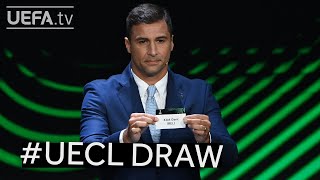 UECL GROUP STAGE DRAW 202122 [upl. by Hgierb]