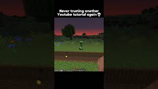 Never again 💀  minecraft minecraftshorts minecraftmemes [upl. by Abby]