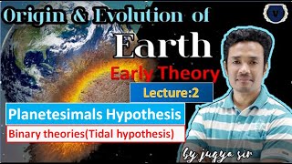 Planetesimal Hypothesis and Tidal Hypothesis GeographyfoundationUPSCAPSCEarly Theoryjugyasir [upl. by Beaudoin270]