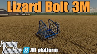 Lizard Bolt 3M  FS22 mod test for all platforms [upl. by Adnawyt738]