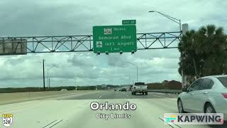 Orlando to Cocoa FL528 East Bridge Sounds Compilation [upl. by Sorips366]