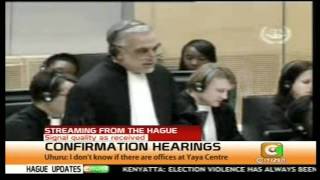 ICC Hearings Uhuru Testifies [upl. by Dibru]