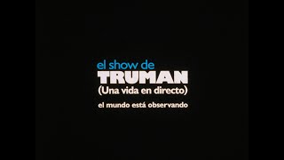 Truman Show 1998 Theatrical Trailer 35mm  Open Matte  Spanish [upl. by Faline309]