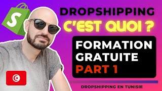 Dropshipping en Tunisie  Cest quoi le Dropshipping Partie 1 [upl. by Jarlen8]