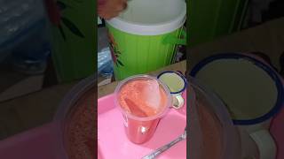 Just Watermelon Milk Iced 🍉🍉🥤  For Refreshing Fruits Drink shortvideo drink fresh [upl. by Velleman]