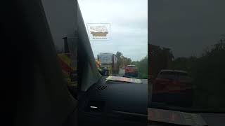 Overtaking a Traction Engine leaving Onslow park steam rally [upl. by Keener]