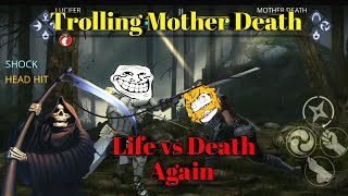 Shadow Fight 3 Trolling Mother Death using Legion Weapons [upl. by Ardnosac]