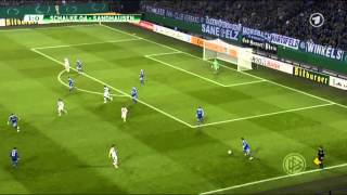 FC Schalke 04 30 SV Sandhausen DFBPokal 20122013 [upl. by Margareta]