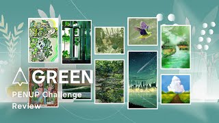 PENUP Challenge Review  Lets Draw Green [upl. by Llert623]