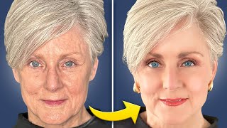 BECOME AGELESS With This Everyday Makeup Routine 50 [upl. by Blackwell]