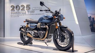 First Look 2025 Triumph Bonneville T120 Revealed [upl. by Ashley]