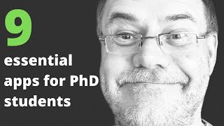 9 essential apps for PhD students postdocs phd phdtips phdlife academia appsforstudents [upl. by Amaleta]