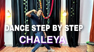 Chaleya  Shahrukh Khan   Step By Step  Dance Tutorial [upl. by Warton888]