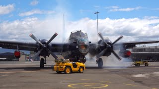 Former RAAF P2 Neptune SP2HP2V7 Maintenance Engine Running [upl. by Ettenor]