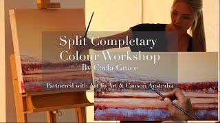 How to create a stunning painting using 5 colours in Oil or Acrylic Paint [upl. by Knowles]