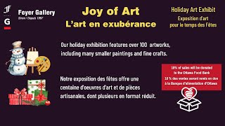 Joy of Art 2024  Holiday Show [upl. by Asehr196]