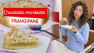 Crostata frangipane morbida dessert alle mandorle perfetto a fine pasto o a merenda [upl. by Nivek]