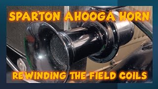 Rewinding the Field Coils on a Sparton Ahooga Horn on a 1930 Ford Model A [upl. by Cochard]