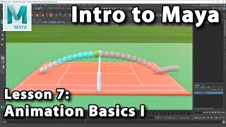 Intro to Maya Lesson 7  10  Animation Basics I Keyframes and FPS [upl. by Seton360]