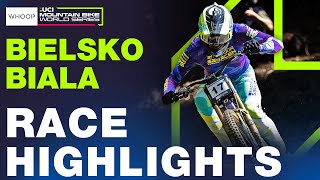 RACE HIGHLIGHTS  Elite Men Poland UCI Downhill World Cup Bielsko Biala [upl. by Immat]