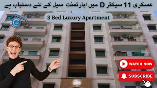 3 Bed Luxury Apartment In Askari 11 Sector D  Gondal Associates Offers [upl. by Haleak]