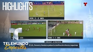 Highlights Cómo narrar 3 juegos simultáneos nivel Dios  Rumbo al Mundial Rusia 2018  Telemundo [upl. by Coats]