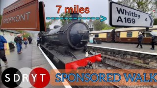 Sponsored walk from Grosmont to Whitby 01052022 [upl. by Mair278]