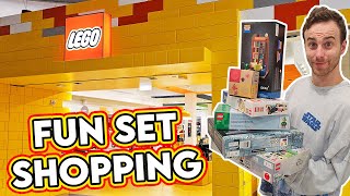 LEGO Store Shopping Fun Sets amp the New Free Gift [upl. by Bryn]