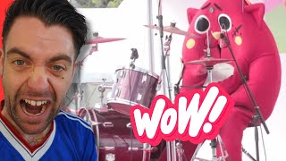 quotUK Drummer REACTS to When youre overqualified for the job REACTIONquot [upl. by Lorrimer279]