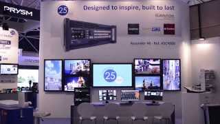 Analog Way at ISE 2014 2 x Ascender 48 in Additive modularity [upl. by Edvard54]