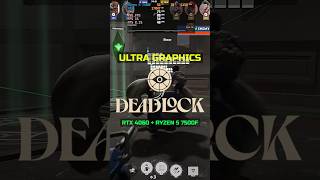 DEADLOCK RTX 4060  RYZEN 5 7500F FPS TEST ULTRA GRAPHICS SETTING DX11 1080p deadlock rtx4060 [upl. by Seidler]