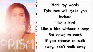 Katy Perry ft Juicy J Dark Horse Lyrics Pitched [upl. by Zoha]