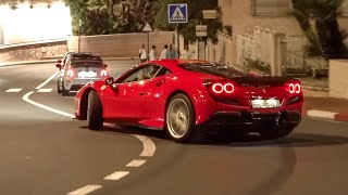 BEST OF Supercar Sounds in Monaco 2023  880HP Mansory F8XX LOUD 488 Pista LaFerrari Carrera GT [upl. by Ttimme]