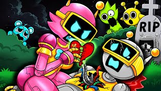 Pink Bot Steals Fun Bots Heart  Incredibox Sprunki Animation [upl. by Dodge]