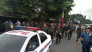 Heroes March of PRO4A Contingent from Marawi on October 312017  Camp Vicente Lim Calamba City [upl. by Renell]