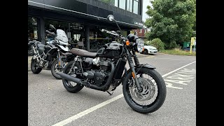 TRIUMPH BONNEVILLE T120 BLACK [upl. by Liggitt]