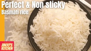 How to Cook Basmati Rice Perfectly  Tips for non sticky basmati rice for biryani and fried rice [upl. by Kalmick]