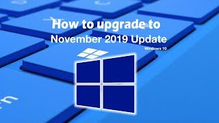 Windows 10 1909 upgrade  update  How To [upl. by Fahy211]