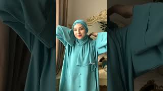 how to tie your kufiya to a hijab 🤔🌼😘shorts hijabigirl kufiya hijabiz stylish [upl. by Sucul]